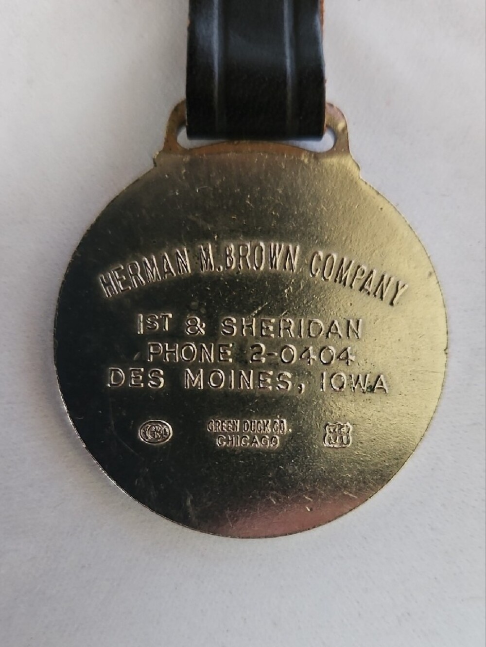 Vintage Koehring Heavy Equipment Adverting Pocketwatch Fob - Picture 3 of 4